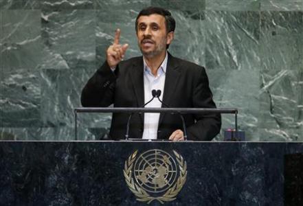 Ahmadinejad denounces "uncivilized Zionists," urges new order