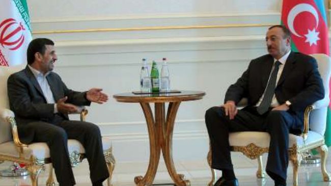 Azerbaijani president meets Iranian counterpart 