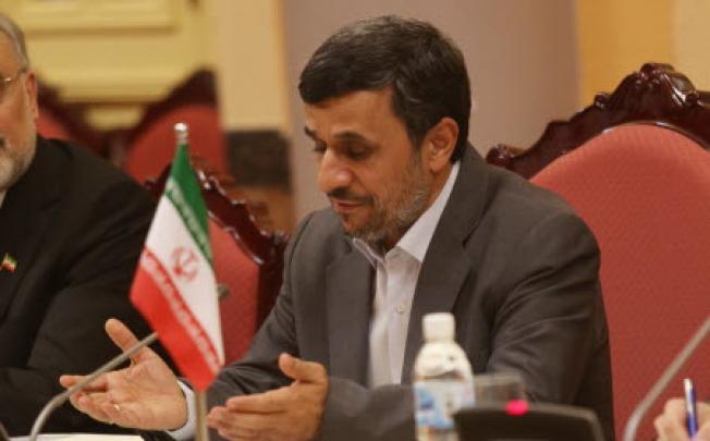 Mahmoud Ahmadinejad hints he is ready to continue supplying Hamas rockets 