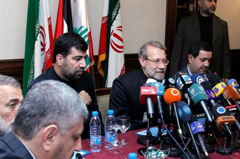 Larijani says Hamas victory "tsunami" over Israel 