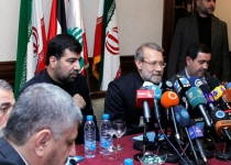 Larijani says Hamas victory "tsunami" over Israel 