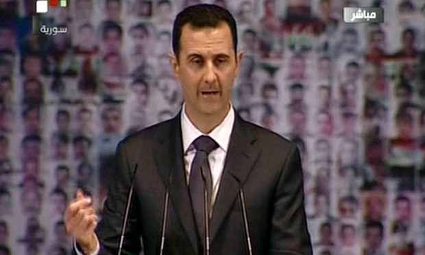 Assad thanks Russia, Iran for not cowering before West