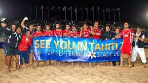 Iran crowned champion of Asia beach soccer