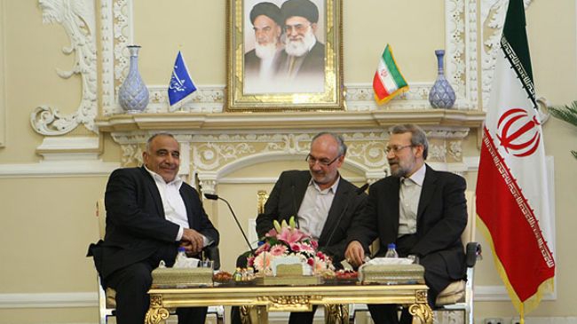 Iranian Majlis speaker stresses Iran-Iraq ties