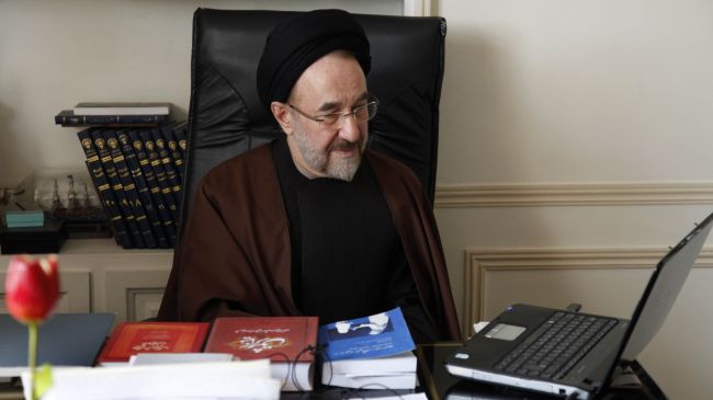 Irans former President Khatami declares support for candidate Rohani  