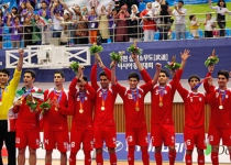 Iran futsal team beats Japan, wins gold at Asian Indoor Games