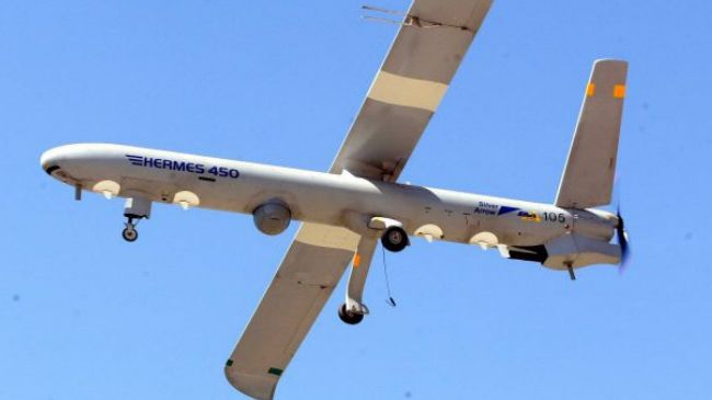 Israeli regime shoots down own drone again near Egypt
