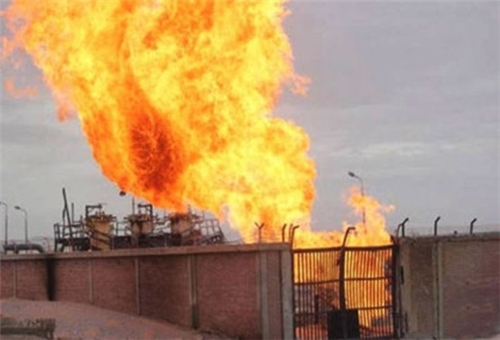 Gas pipeline blown up in Egypt