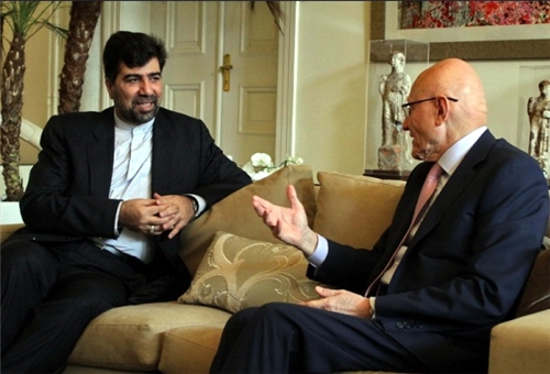 Iranian envoy, Lebanese PM discuss bilateral ties in Beirut