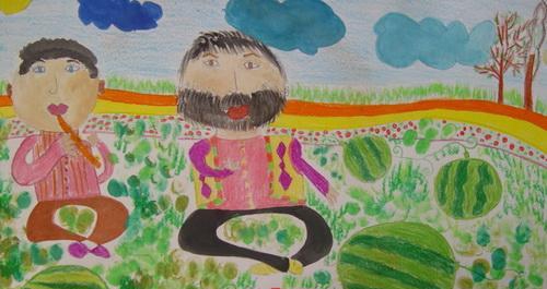 Eight Iranian children honored in Belarus painting contest