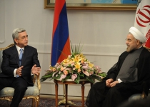 Serzh Sargsyan holds talks with Irans president