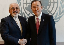 Iranian FM, UN chief discuss nuclear issue in New York