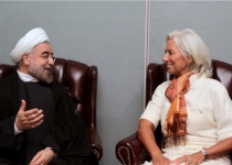 Iranian president, IMF chief meet in New York