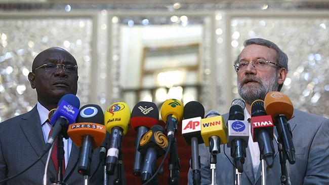 Iran, Ghana determined to enhance ties: Larijani