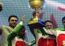 Iran crowned in intl. military wrestling contests