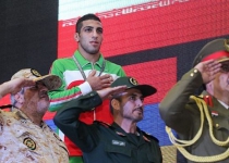 Iran freestyle wrestlers finish first in intl. military cup
