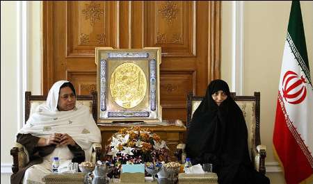  Iranian MP confers with Afghan delegation, calling for presence of women in international scene