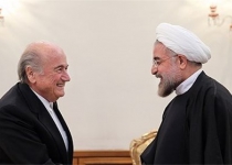 FIFA chief meets Irans president
