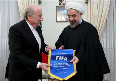 Irans president asks FIFA to help football in developing countries