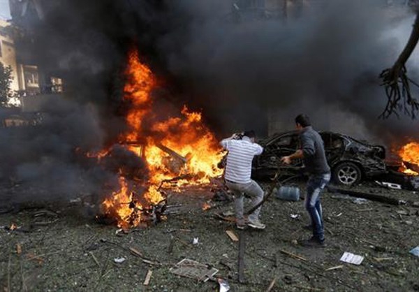 Suicide blasts hit Iran embassy in Lebanon