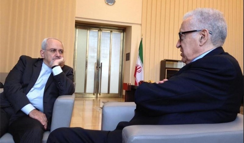 Zarif, Brahimi meet in Geneva, confer on Syria