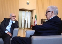 Zarif, Brahimi meet in Geneva, confer on Syria