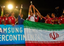 Iran beats Russia, wins beach soccer cup
