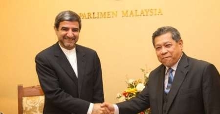 Iranian diplomat, Malaysian parliament speaker meet
