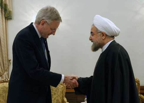 President Rouhani receives Swedish FM