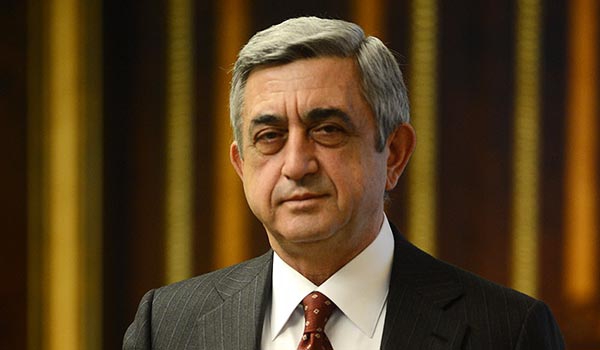 Armenian president congratulates Iranian leaders on Islamic Revolution anniversary
