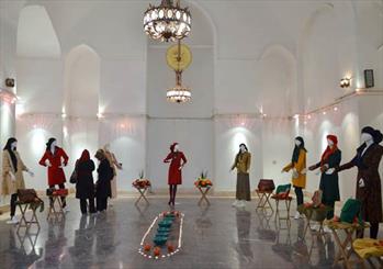Modern Iranian womens attire on display at ECO Cultural Institute