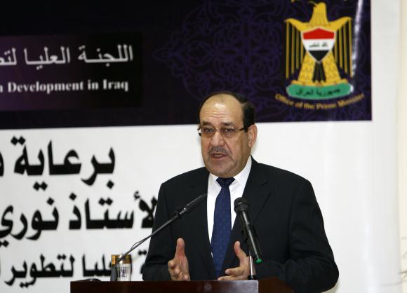  Iraqi PM Maliki says Saudi, Qatar openly funding violence in Anbar