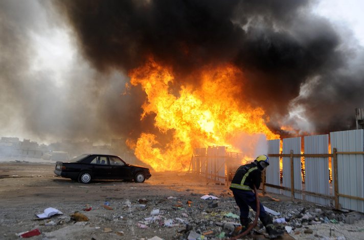 Bahrain says foreigners behind blast killed three police