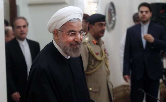President Rouhani ends visit to Oman