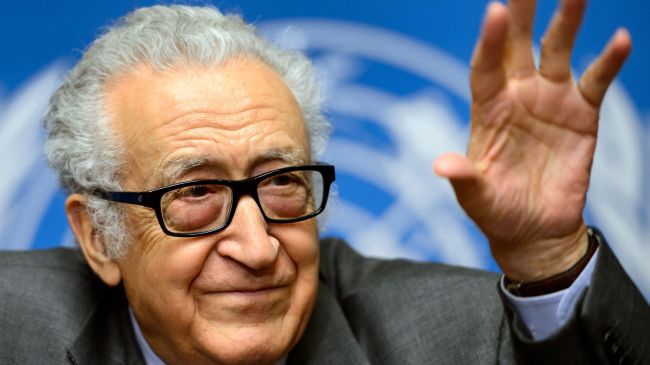 Brahimi arrives in Tehran for Syria crisis talks