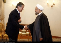President Rouhani, Tajik FM confer