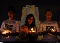 Photos: Azadi tower goes dark for Earth Hour in Tehran, Iran  <img src="https://cdn.theiranproject.com/images/picture_icon.png" width="16" height="16" border="0" align="top">