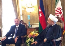 President Rouhani officially welcomes Azeri counterpart