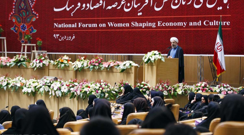 President lauds role of Iranian women in victory of Islamic Revolution