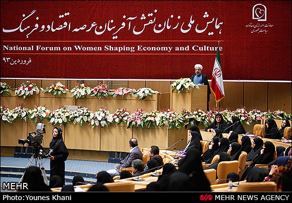Progress impossible without contribution of women: Iranian president