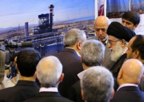 Supreme leader tours industrial plant