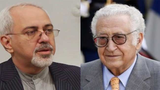 Zarif, Brahimi discuss Syria crisis