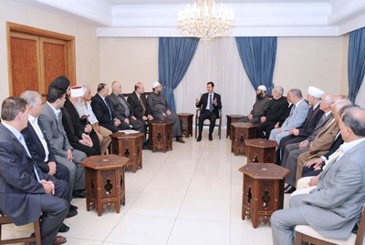 President al-Assad: Supporting national reconciliation to stop bloodshed, Solve the crisis by Syrian efforts 