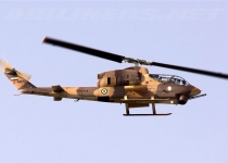 Iranian army choppers equipped with guided missiles