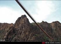 Photos: Mianeh suspension bridge, mountainous nature attract tourists   <img src="https://cdn.theiranproject.com/images/picture_icon.png" width="16" height="16" border="0" align="top">