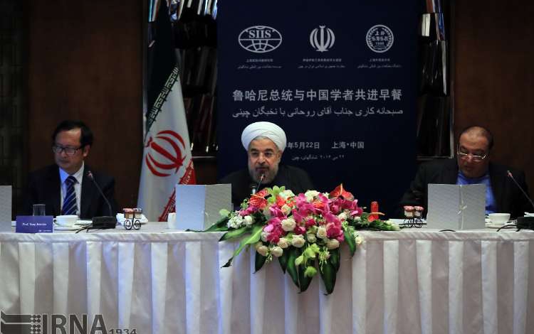 President Rouhani calls for expansion of all-out ties with China