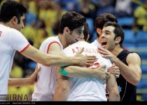 Iran volleyball players rout Brazil 3-0