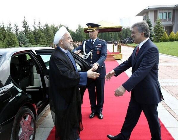 President Rouhani in Turkey for talks