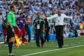 Iran coach blasts referee who waved away penalty