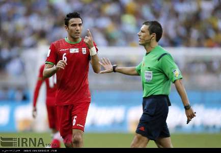 Iran-Argentina soccer match referee degraded